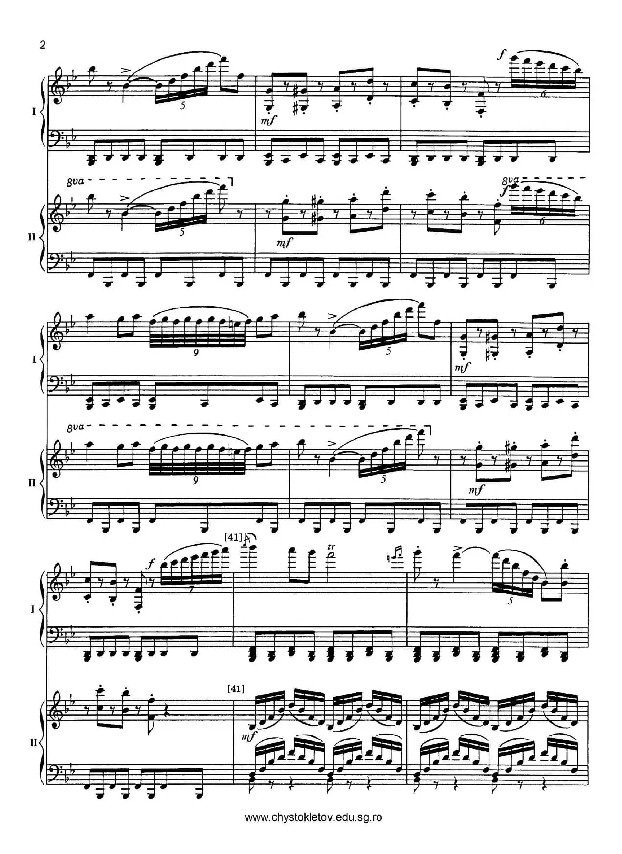 Nutcracker Op.71 芭蕾舞剧《胡桃夹子》（改编双钢琴版·第五部分）