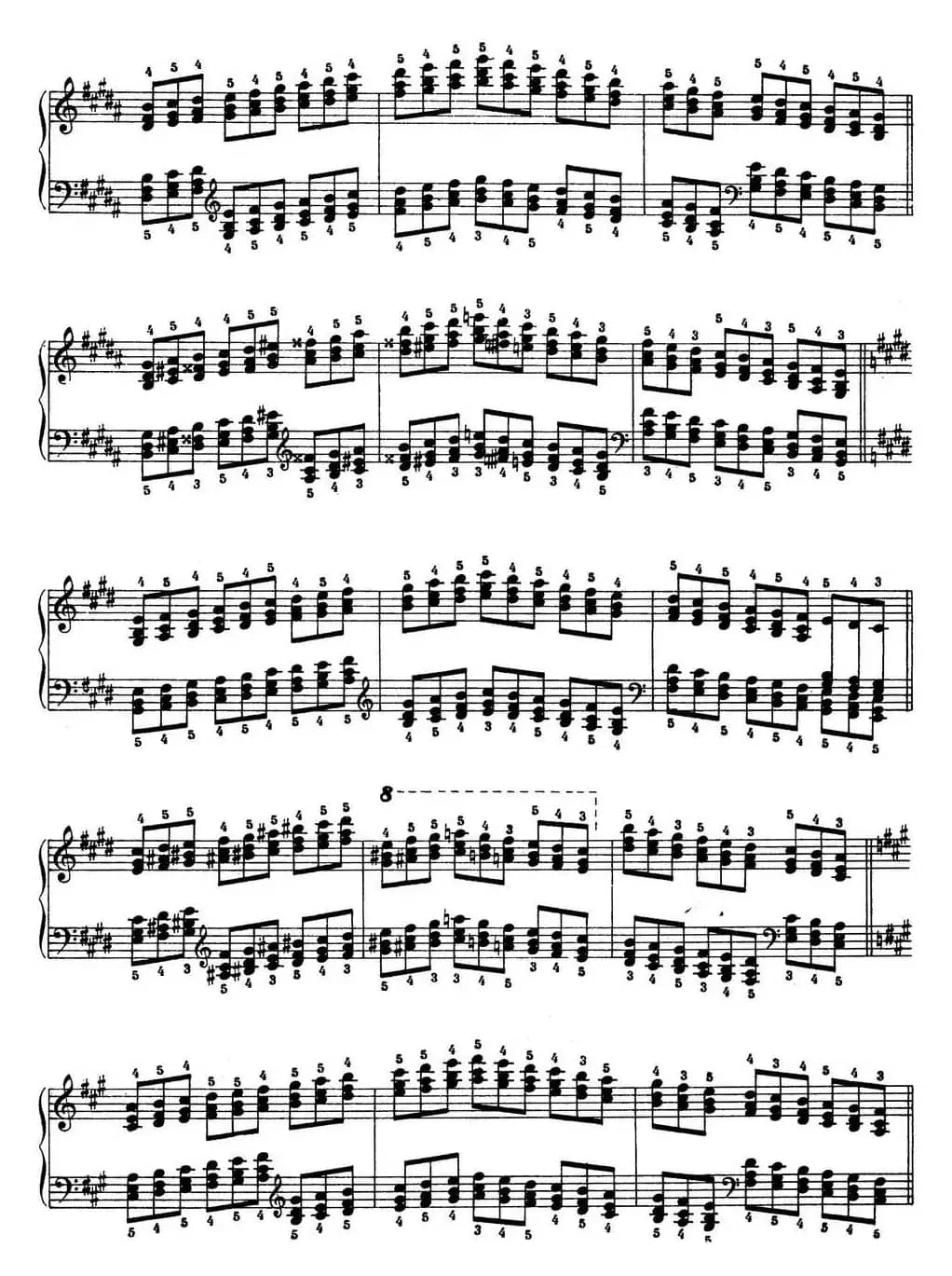 Technical Exercises S.146（李斯特钢琴技巧练习 BOOK Ⅶ）