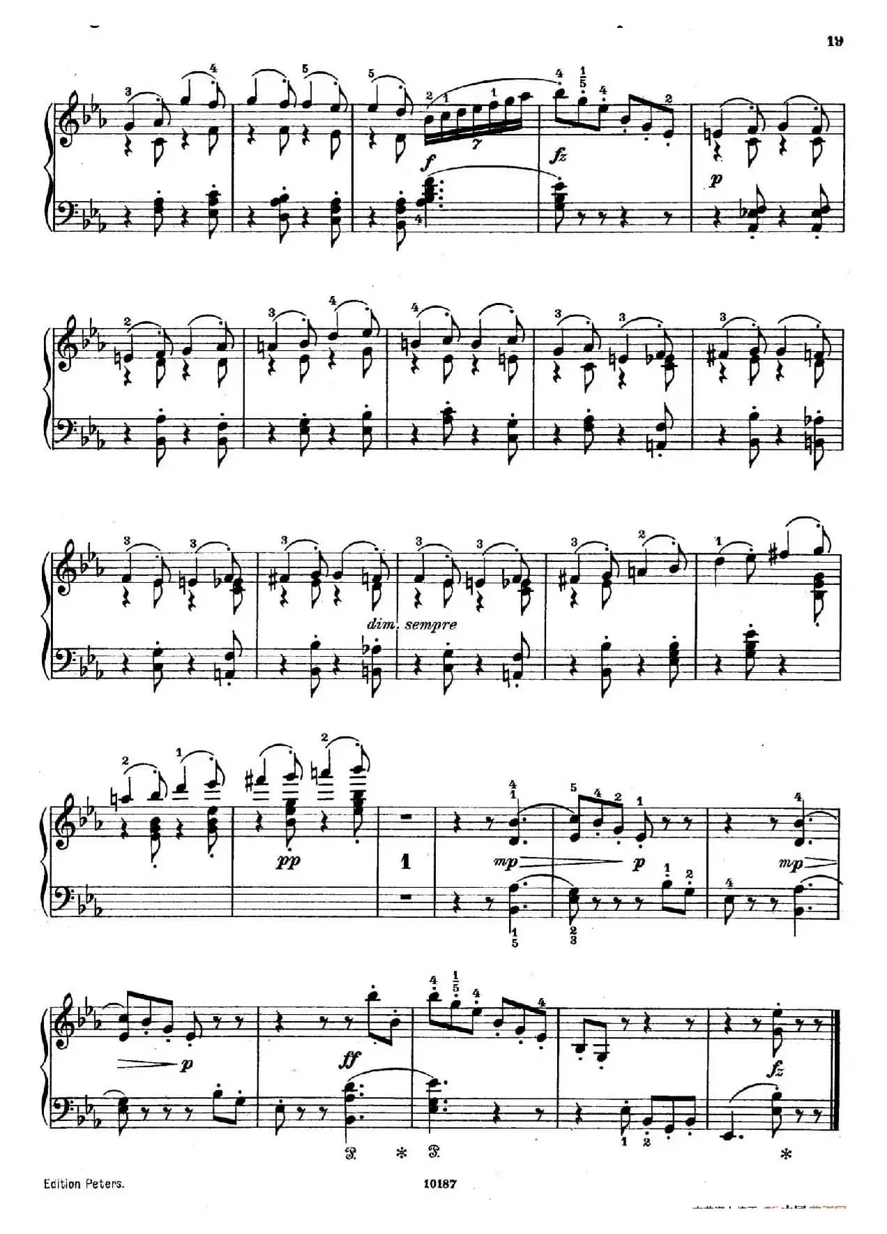 Akvareller Op.19（水彩画 6. 随想曲）