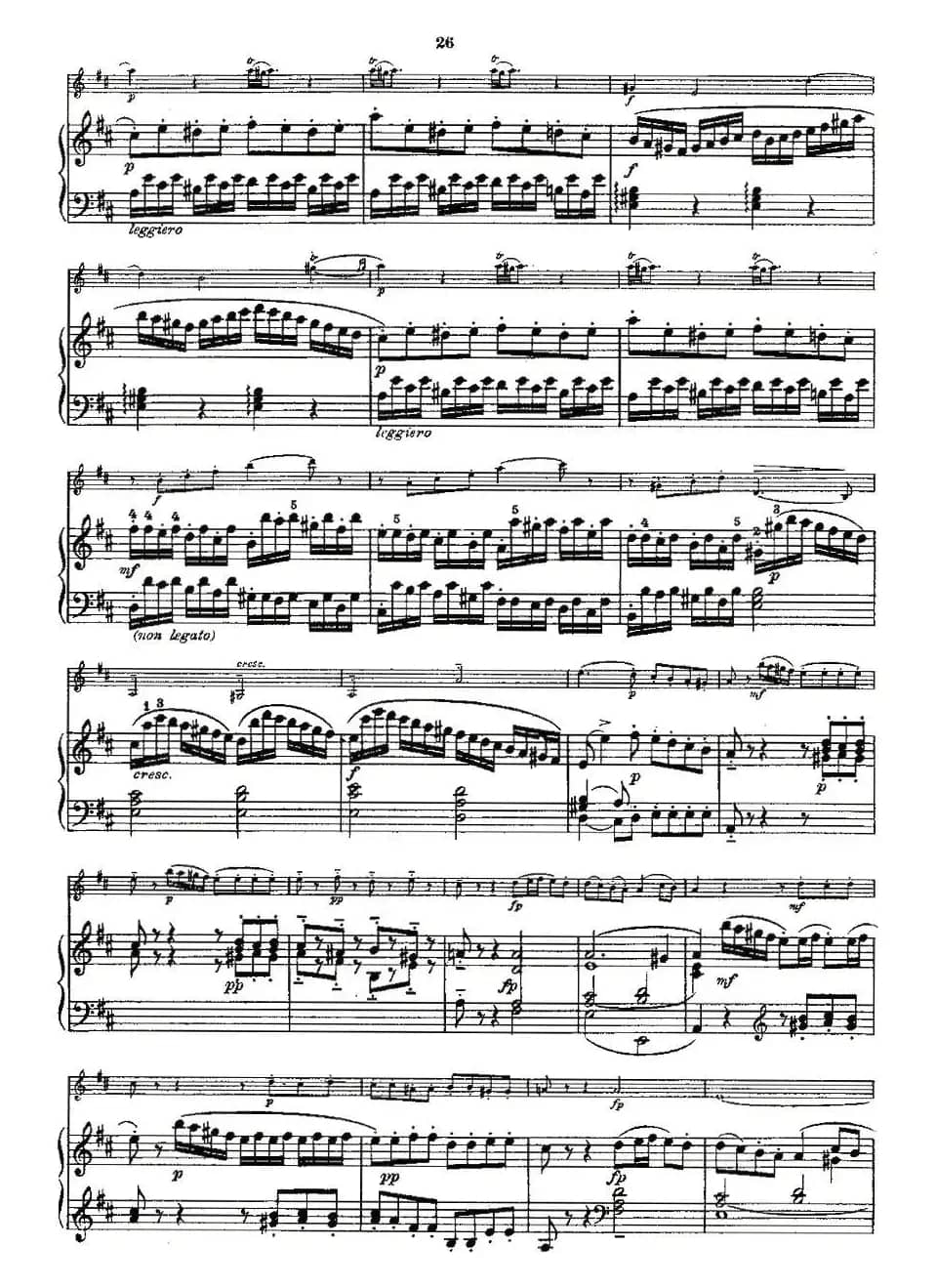 Mozart - Violin Sonata No.3, KV. 306（第三小提琴奏鸣曲）