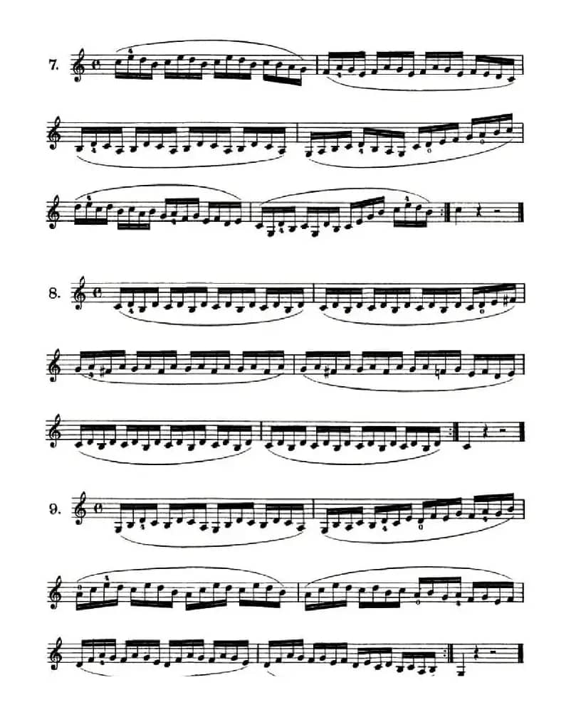 School of Mechanism, Op. 74（小提琴技巧练习1——12）