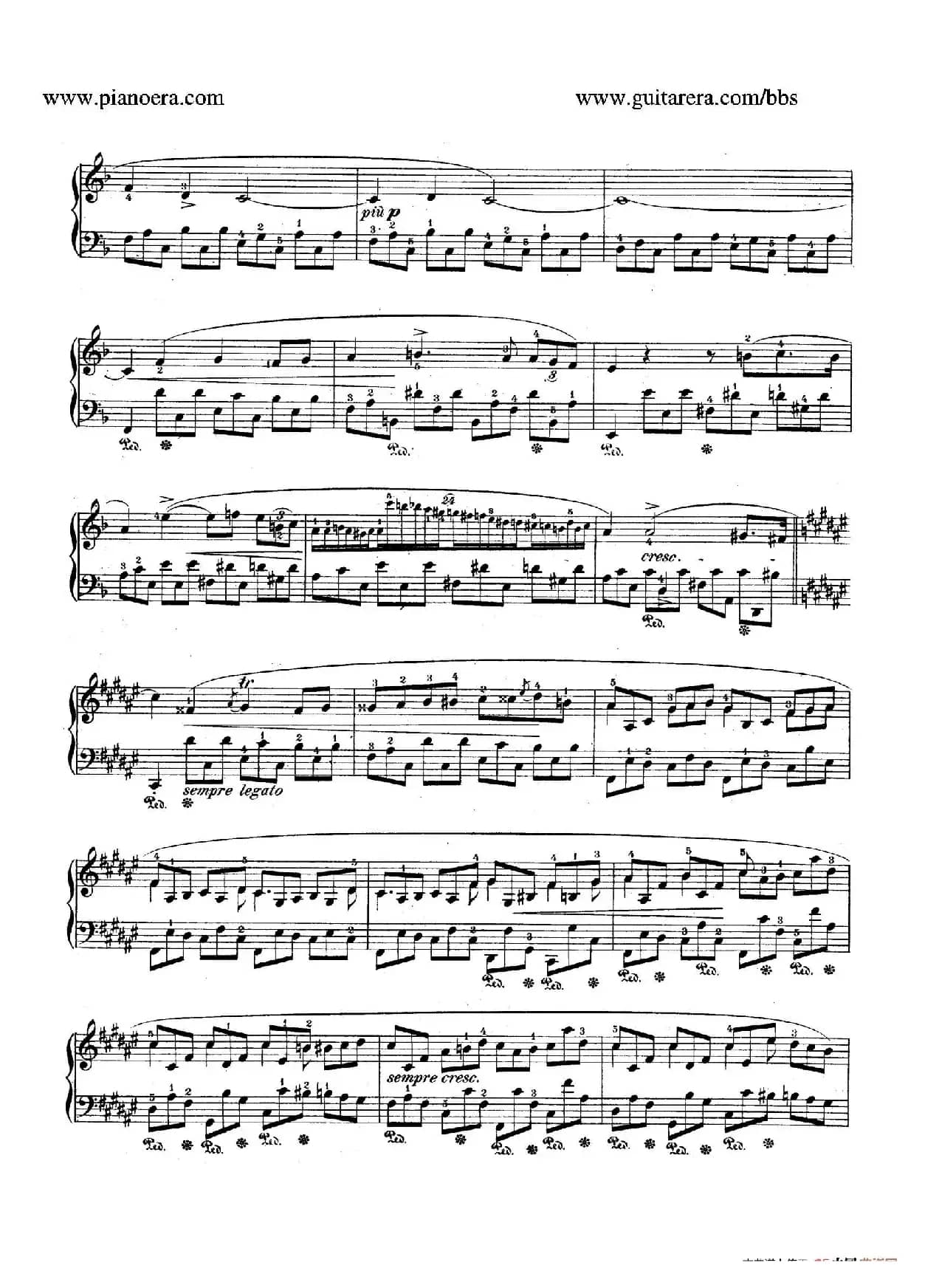 Impromptu no.2 in F-Sharp Major Op.36（升F大调第二即兴曲）