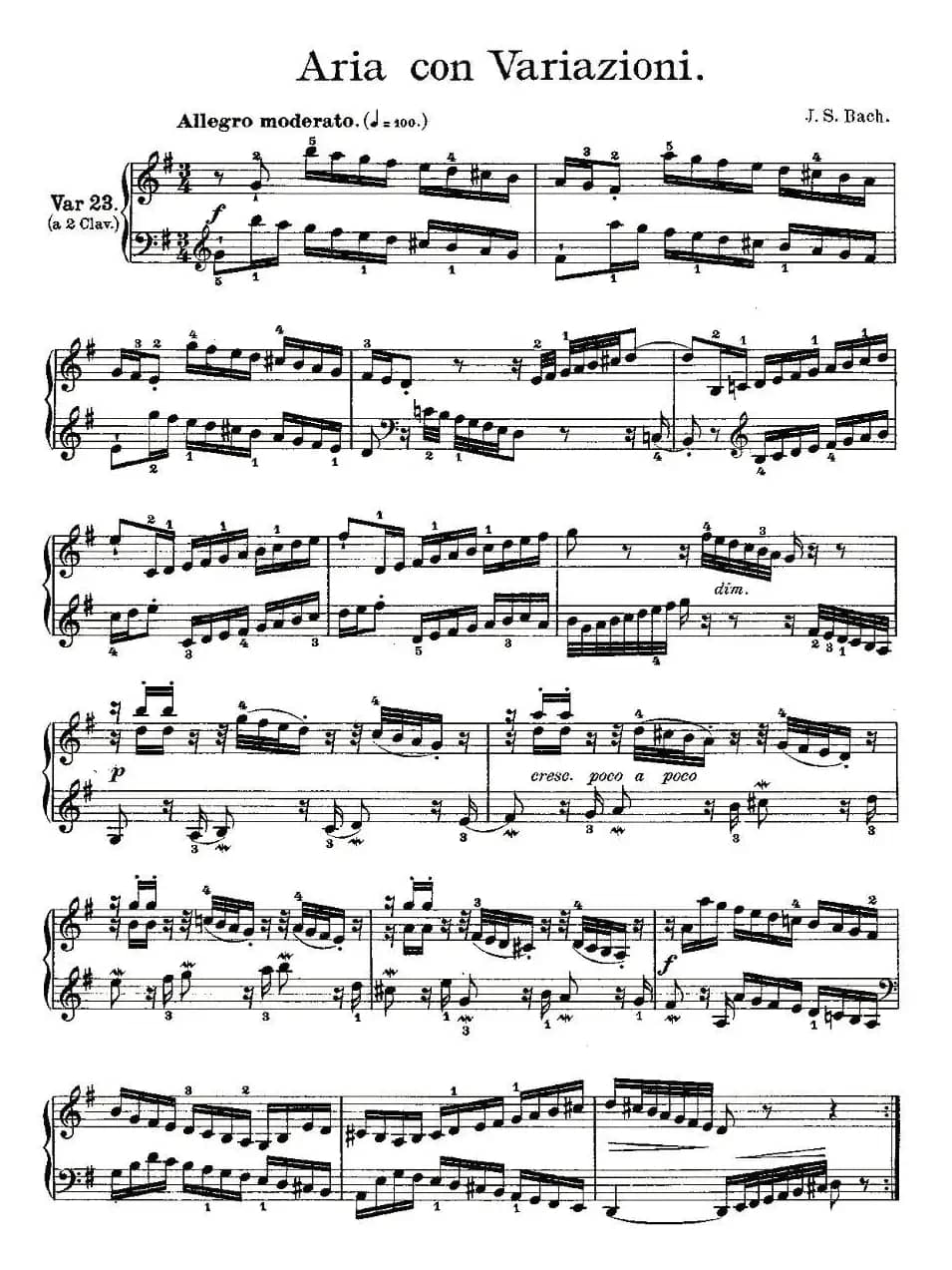 Aria con Variazioni 之23