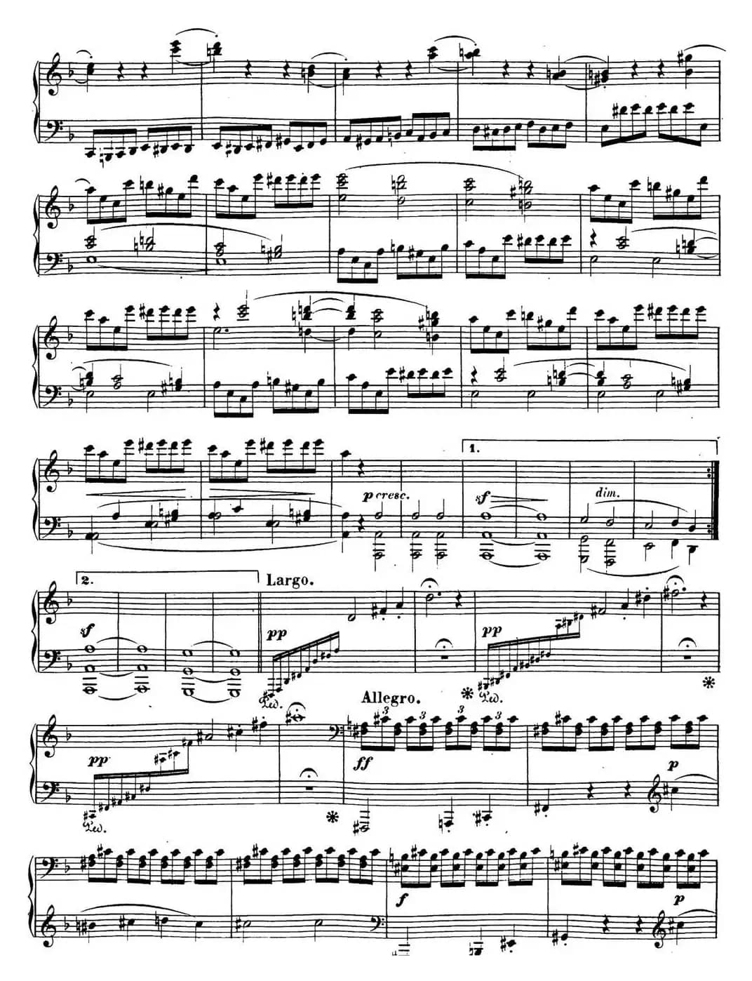 贝多芬钢琴奏鸣曲17 暴风雨 d小调 Op.31 No.2 D minor