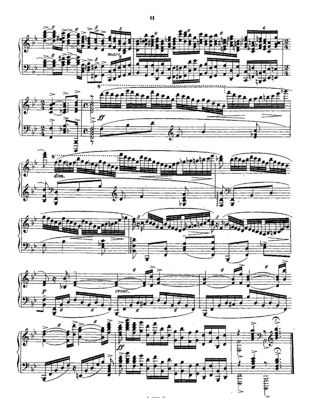 10首《前奏曲》之二（Rachmaninoff 10 Preludes, Op.23 ）