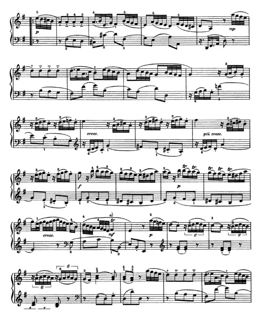 海顿 钢琴奏鸣曲 Hob XVI 3 Divertimento C major