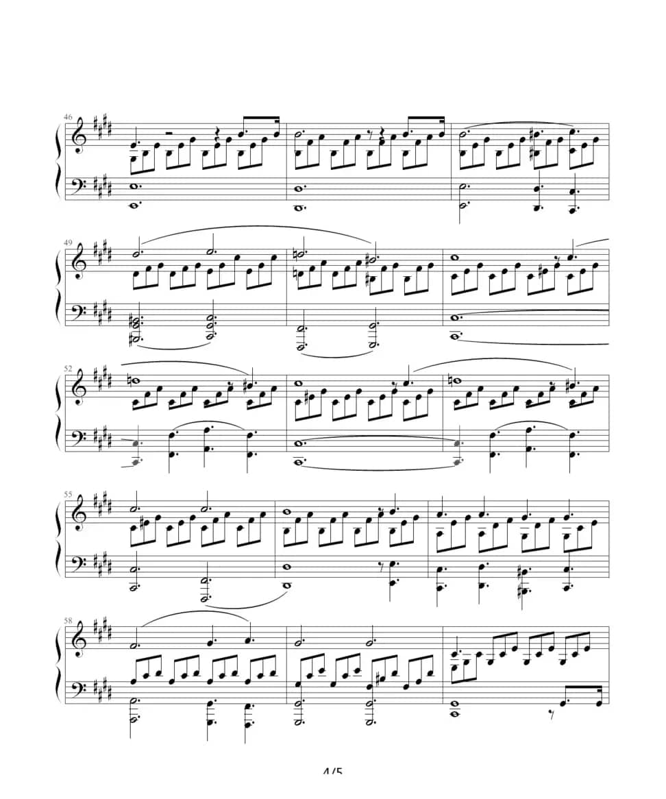 月光奏鸣曲（贝多芬《月光》第一乐章）