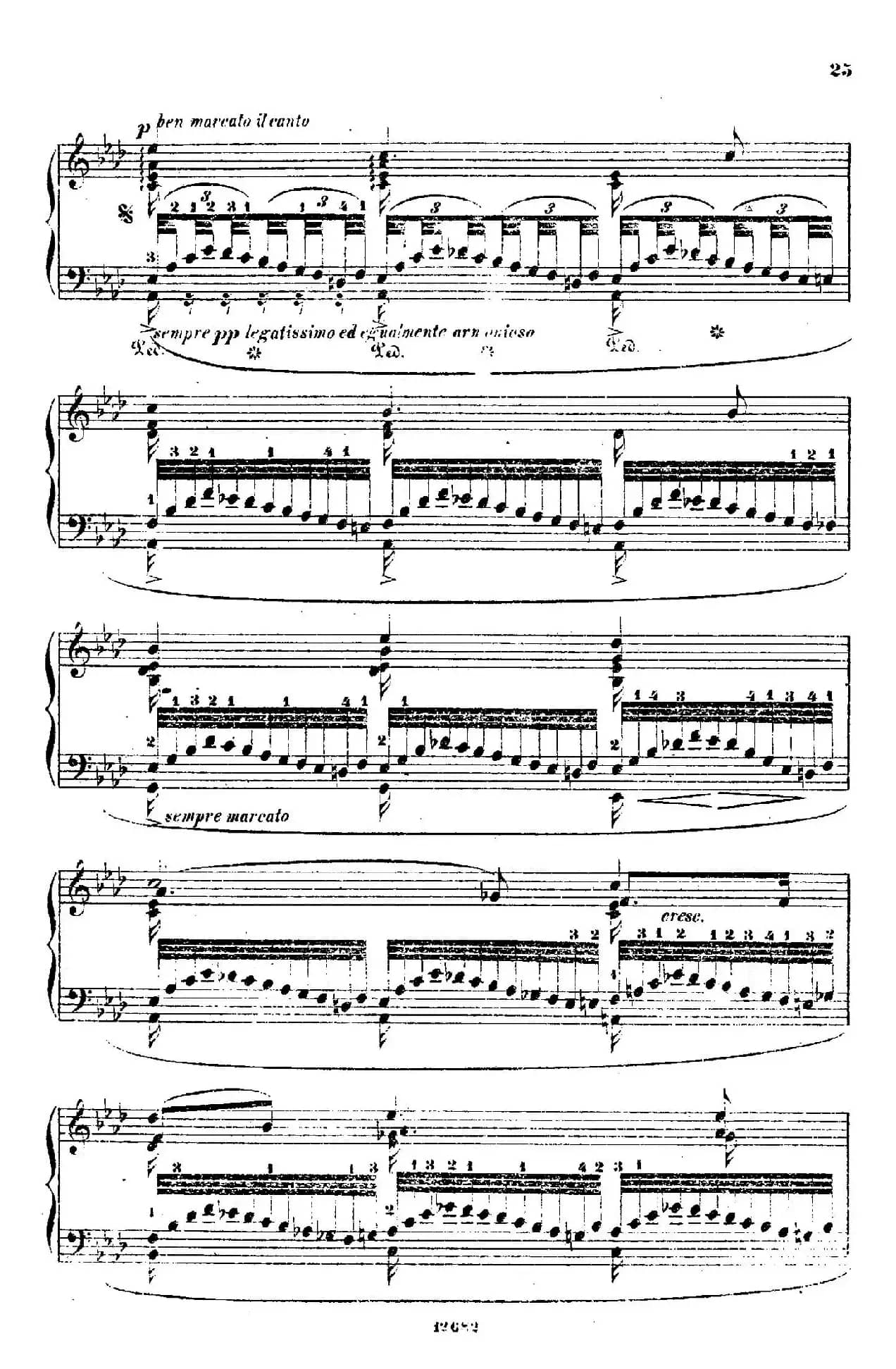 Douze Etudes de Salon Op.5（12首沙龙练习曲·6）