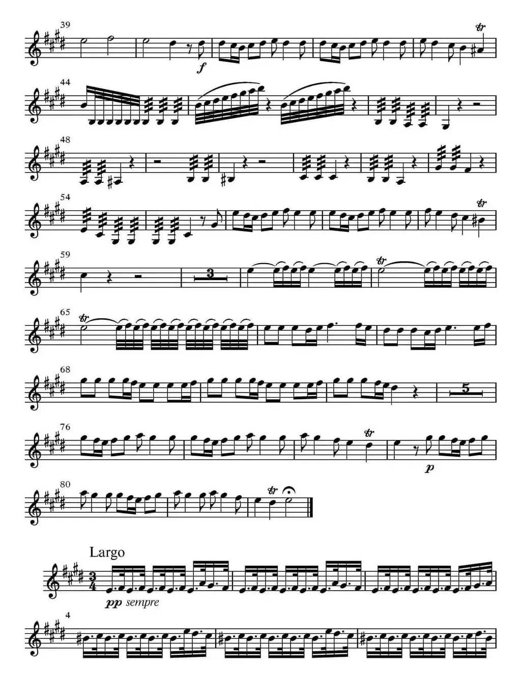 All parts of Spring（四季·春天）（第二小提琴分谱）