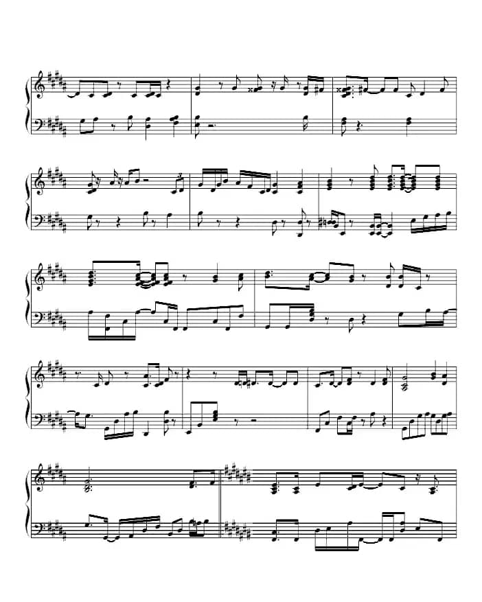 鸟之诗（按原谱手稿制谱）