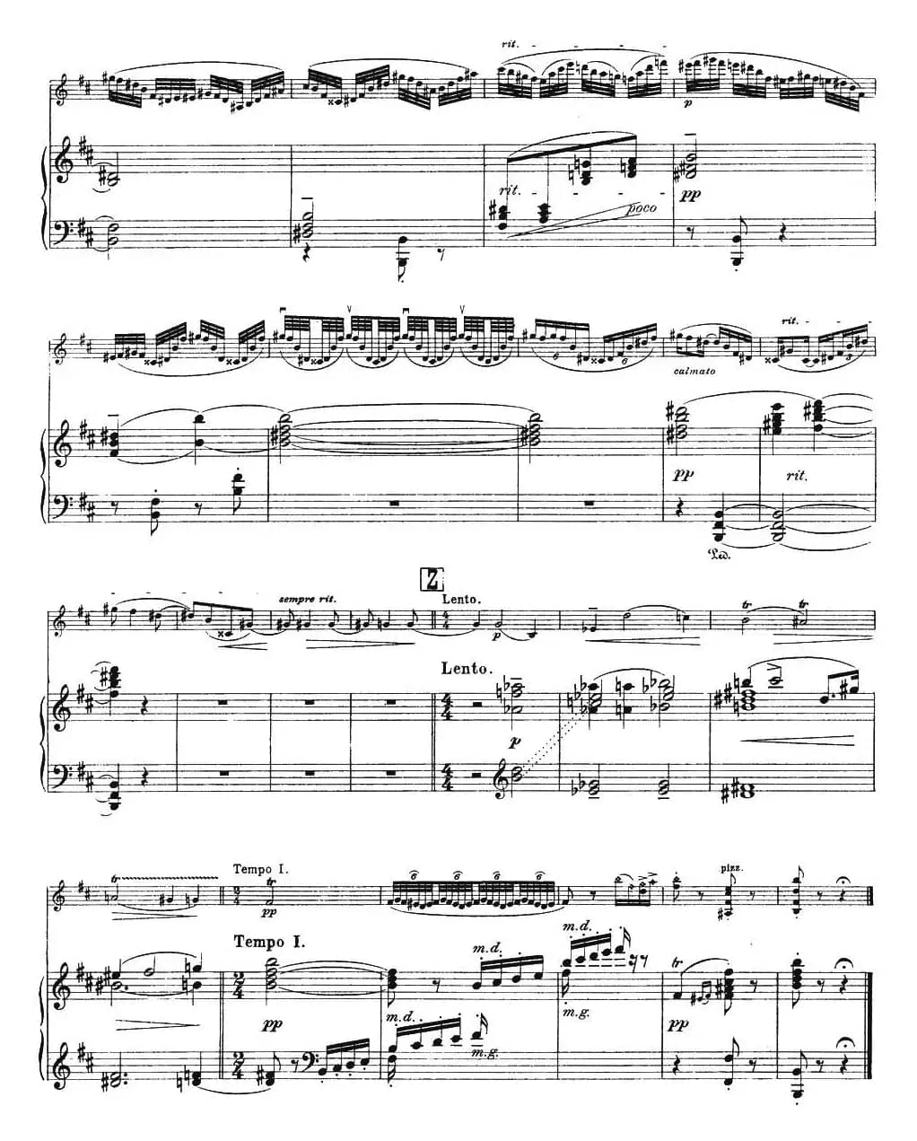 伊萨伊作品集：Au Rouet（小提琴+钢琴伴奏）