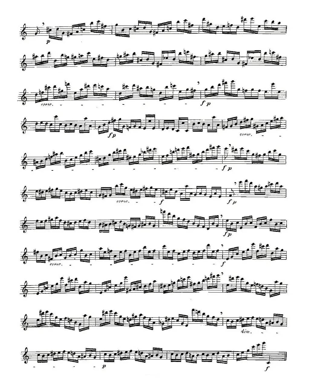 Moyse - 25 Studies after Czerny flute  [10]（25首改编自车尔尼作品的练习曲）