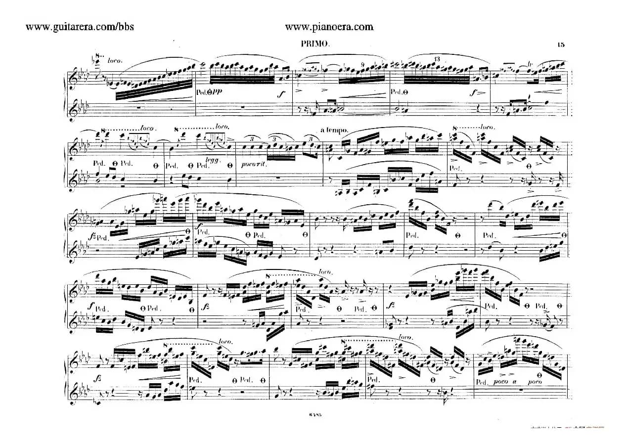 Piano Concerto No.2 in f Minor Op.21（f小调第二钢琴协奏曲·四手联弹版）