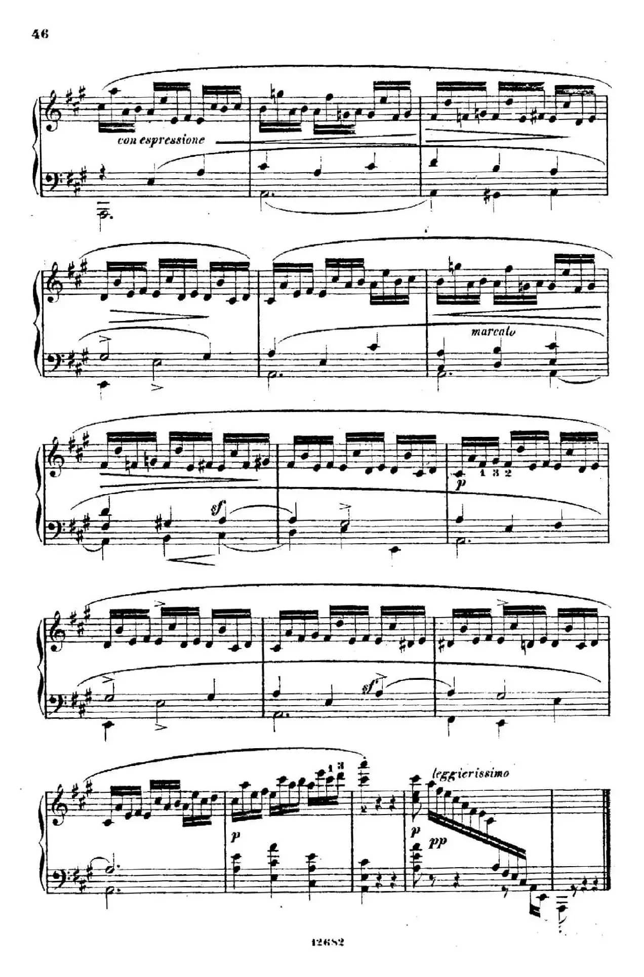 Douze Etudes de Salon Op.5（12首沙龙练习曲·9）