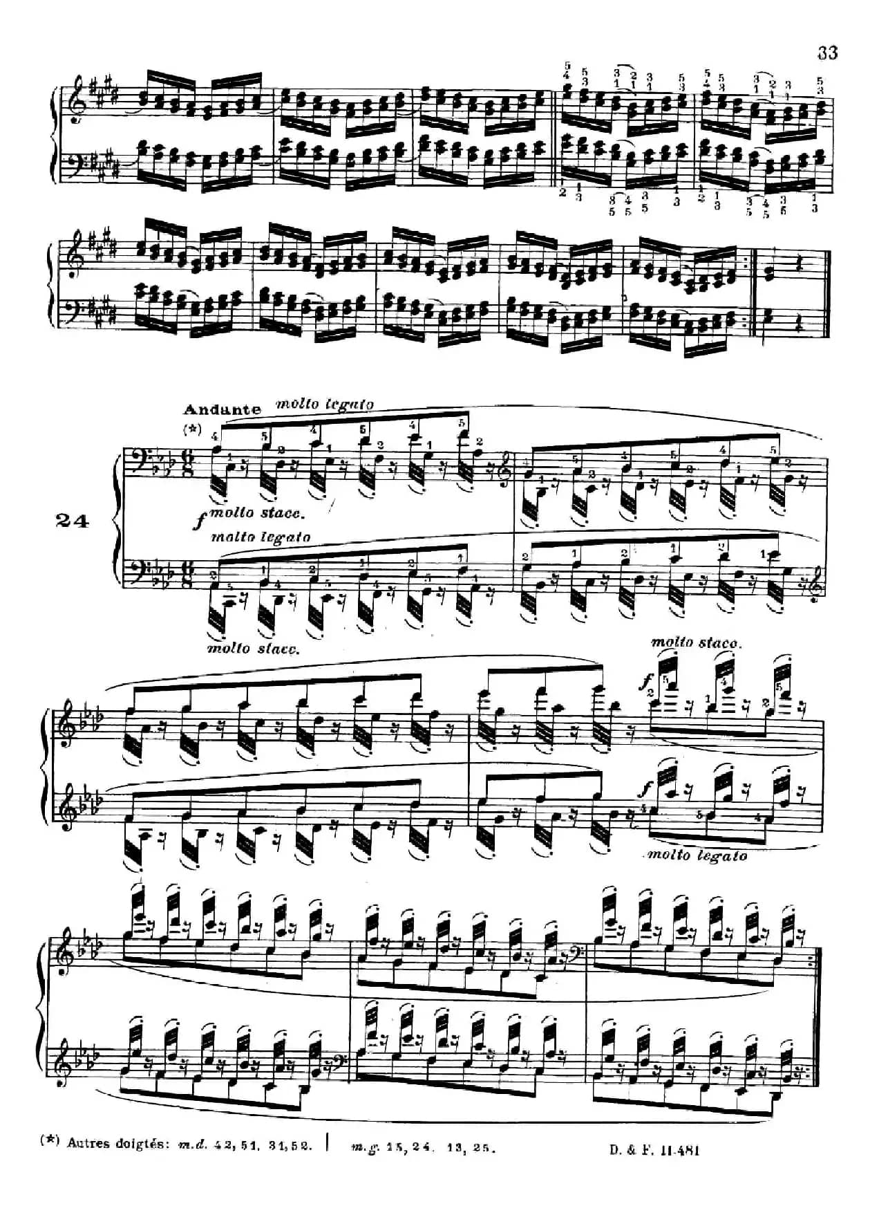 51 Exercises, WoO 6（51首钢琴练习 19—25）