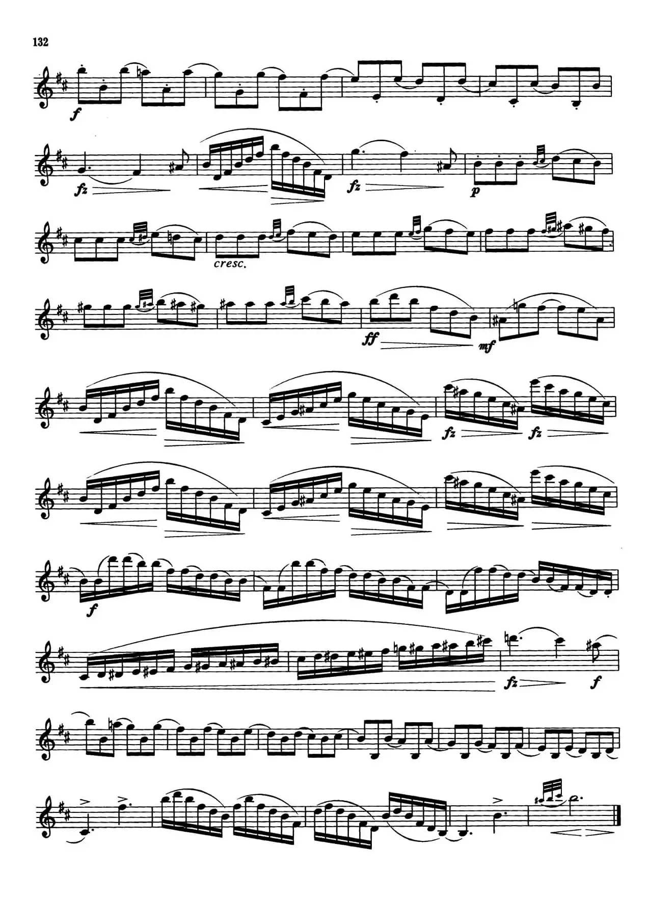 萨克斯管业余考级七级练习曲（8首）