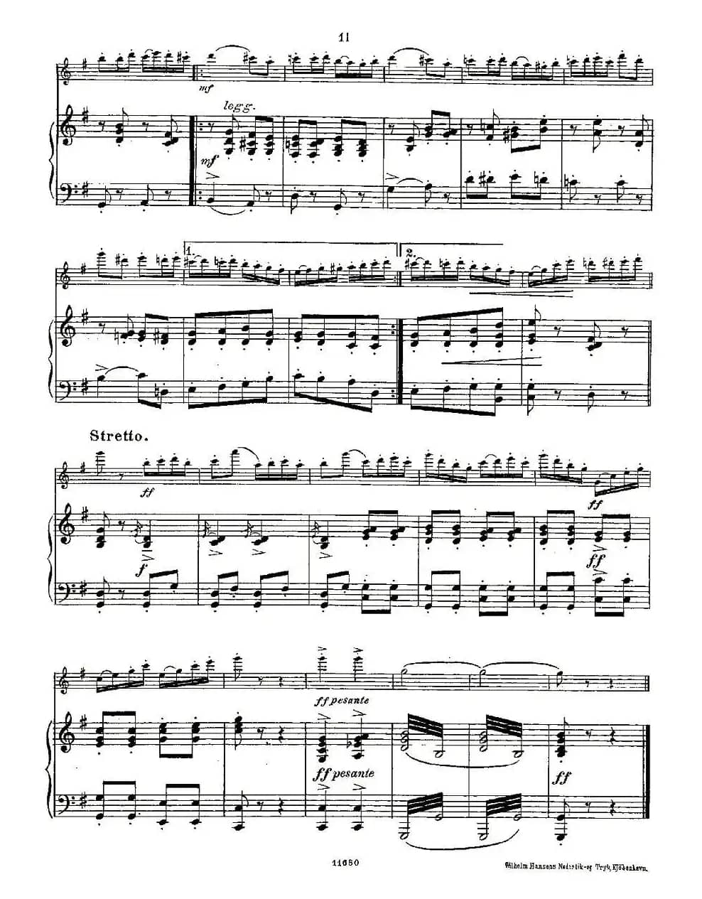 Fantaisies nationales. Op. 59, 3. （长笛+钢琴伴奏）