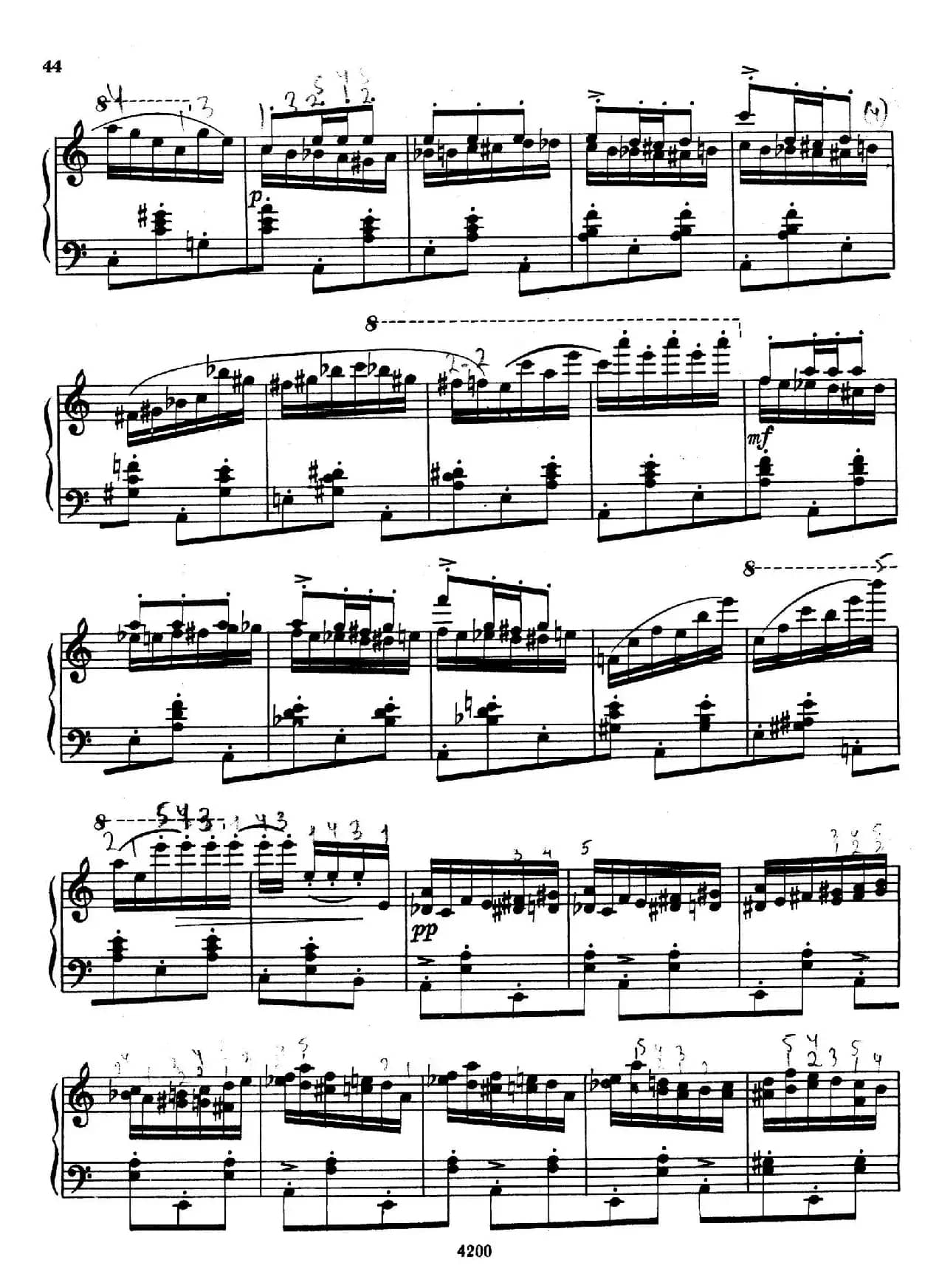 Prokofiev - Ten Pieces Op.12（普罗科菲耶夫-10首小品·10）