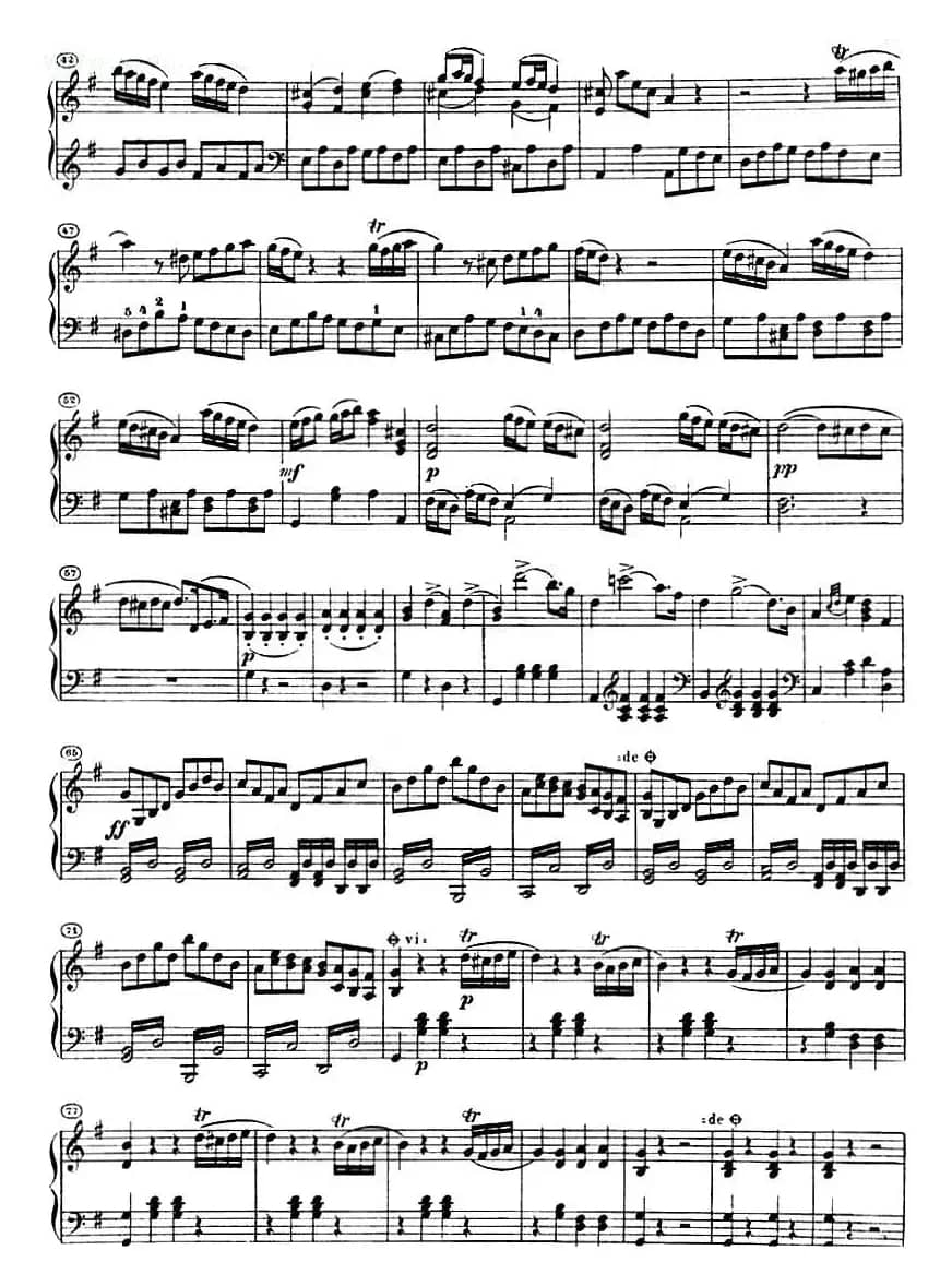 第二十三协奏曲（G大调、小提琴+钢琴伴奏）