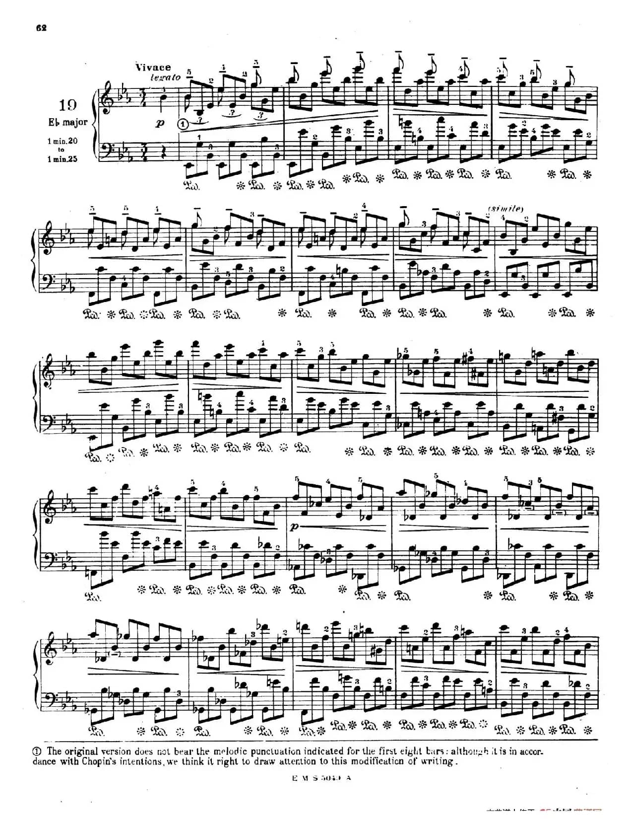 Preludes Op.28（24首前奏曲·19）