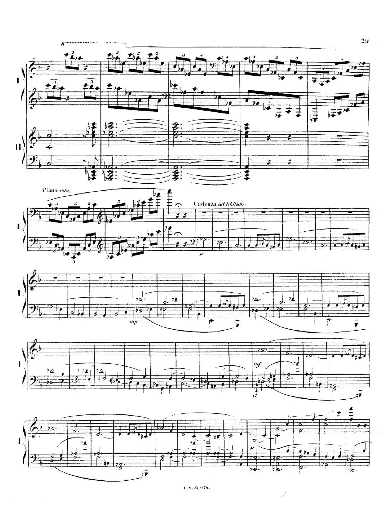 Piano Concerto No.2 in F Major Op.35（F大调第二钢琴协奏曲·Ⅰ·双钢琴）