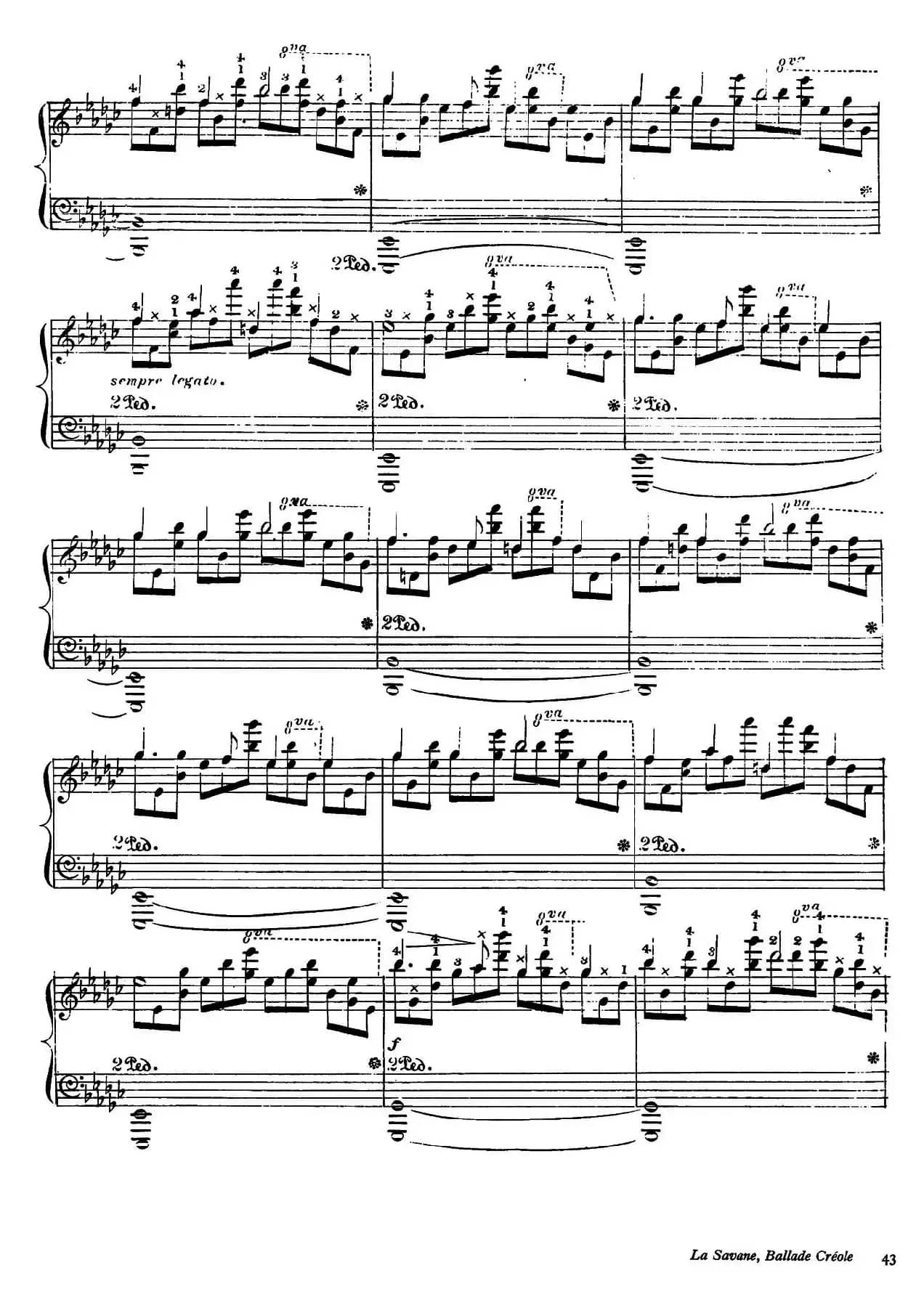 La Savane Op.3（热带草原）