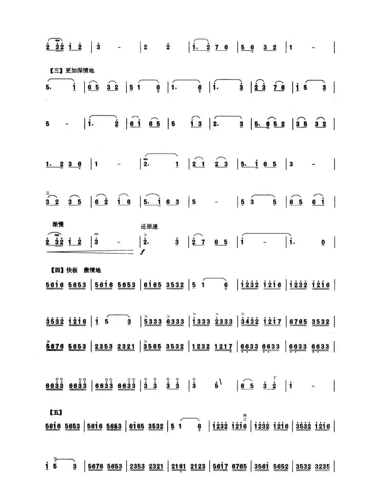 快乐的驭手（板胡曲集第四级）