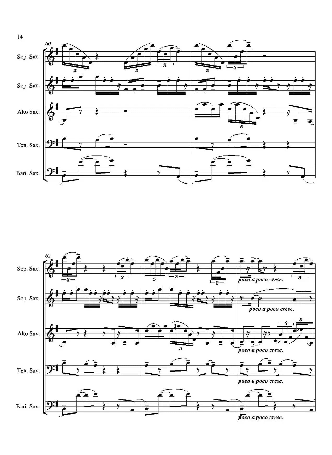 Tango（合奏总谱）