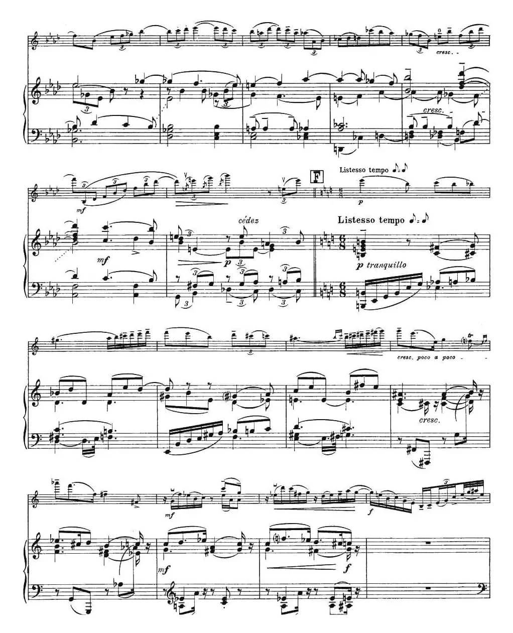 伊萨伊作品集：Extase（小提琴+钢琴伴奏）