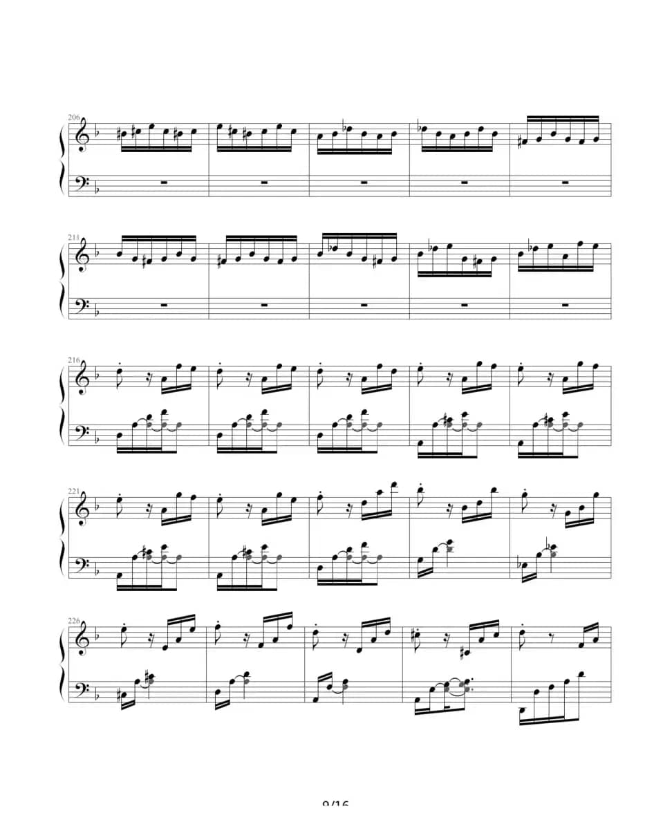 暴风雨（Beethoven's Sonata NO.17 Mov.3 ）