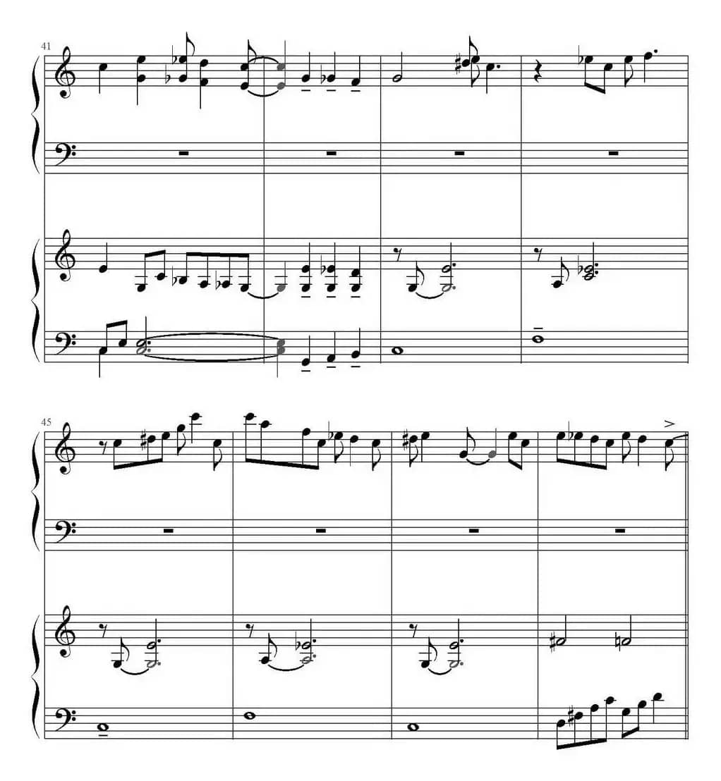 小蓝恰恰（Little Blue Cha-Cha 四手联弹）