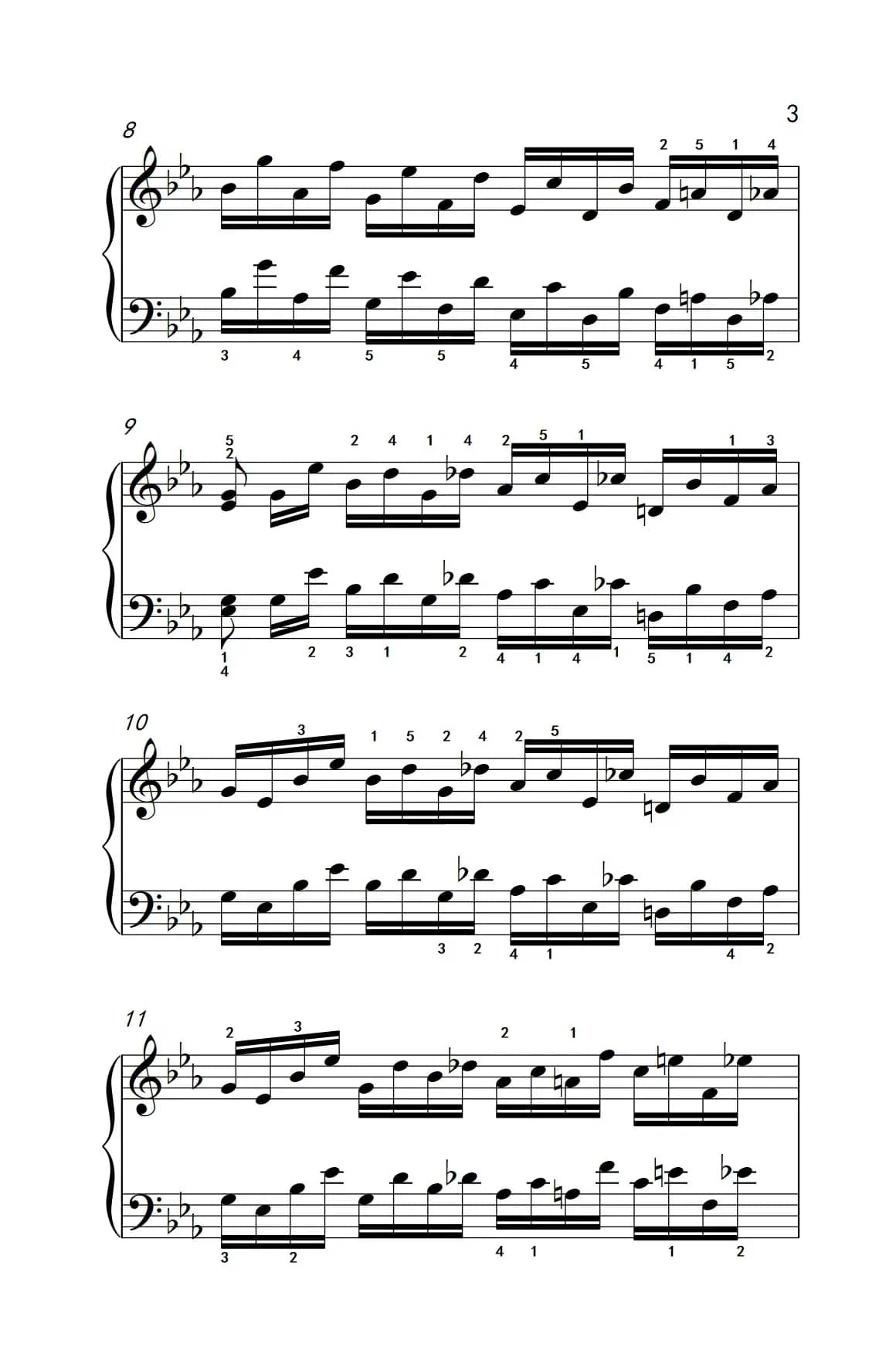 莫什科夫斯基 钢琴练习曲（第七首）