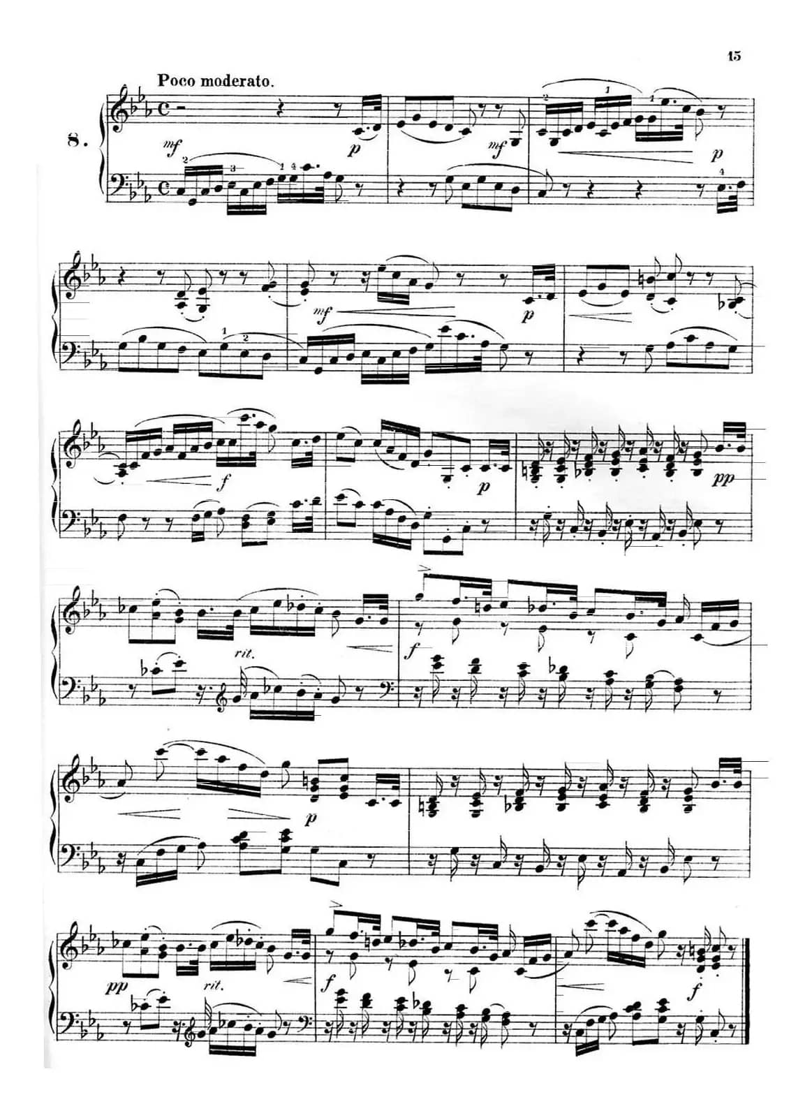 36 Etudes Rhythmiques et Melodiques Op.105（36首节奏与旋律练习曲 6—10）