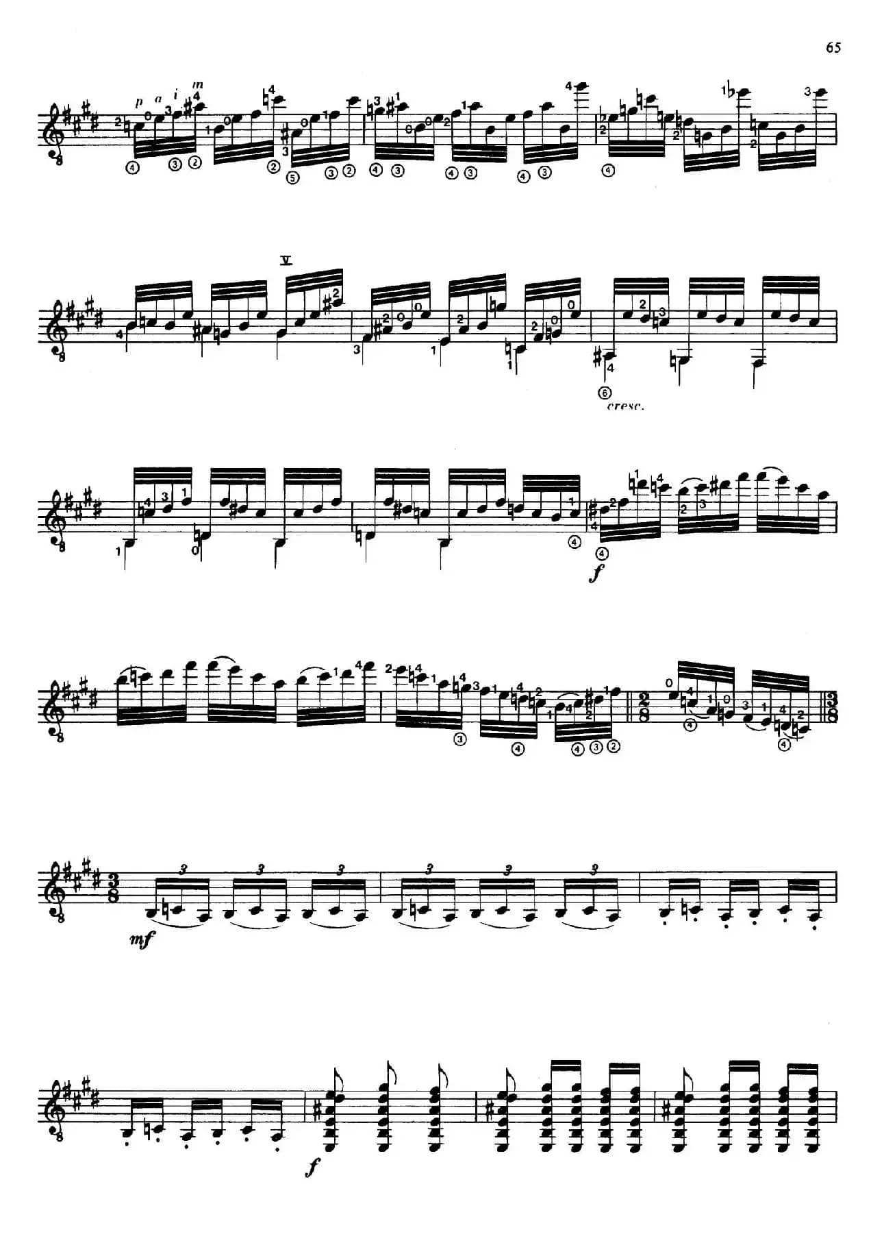 Joaquin Rodrigo Music for Guitar（罗德里戈吉他音乐P61-68）（古典吉他）