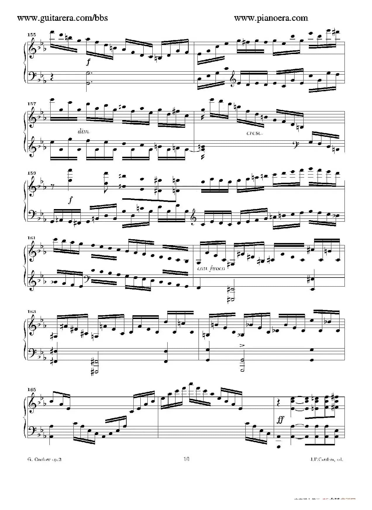 Grande Piano Sonata in c Minor Op.2(c小调华丽钢琴奏鸣曲·第一乐章)