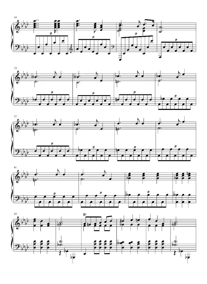 升c小调夜曲（星夜钢琴网版）