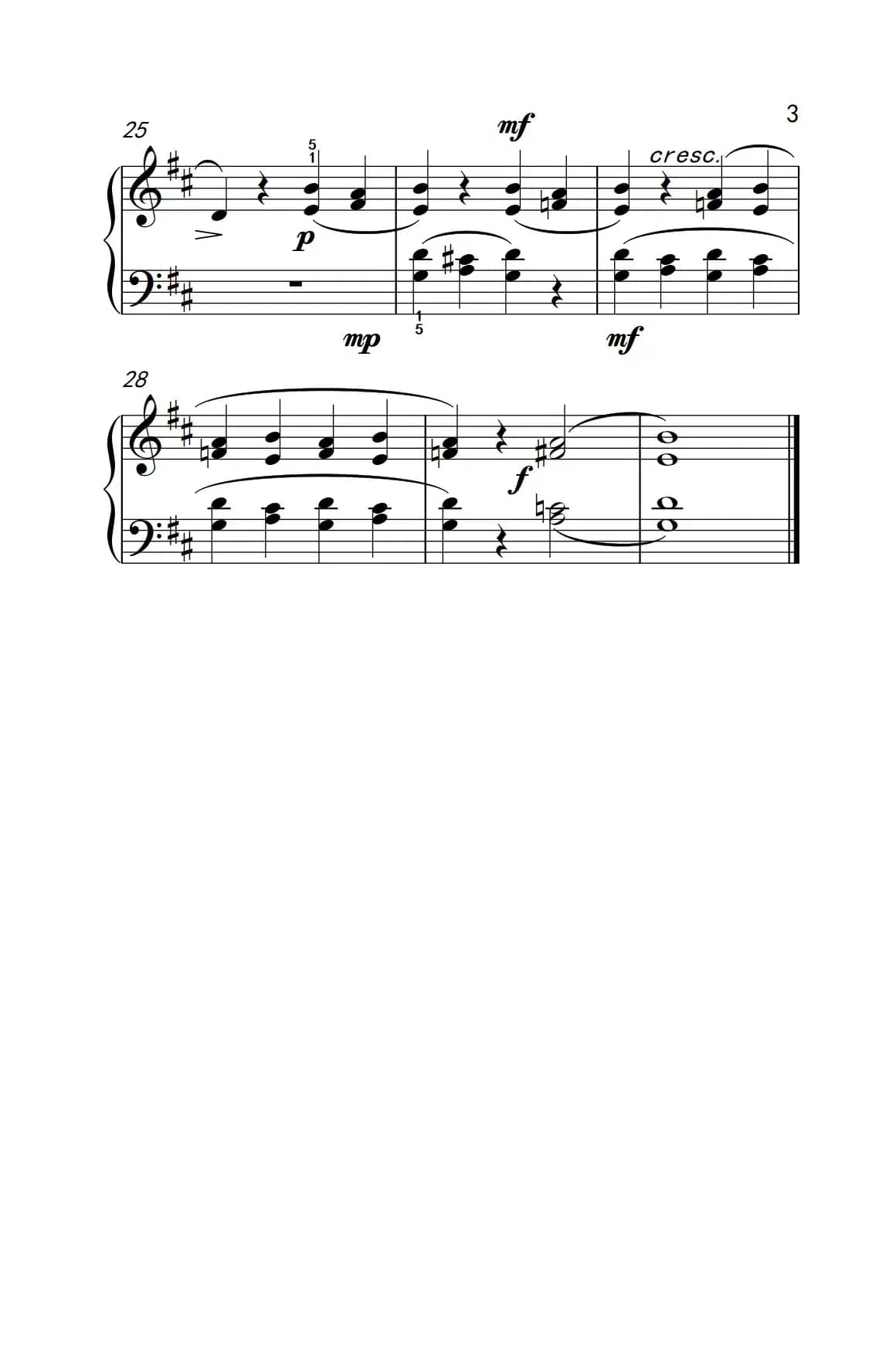 交替旋律（巴托克 小宇宙 钢琴教程 2）