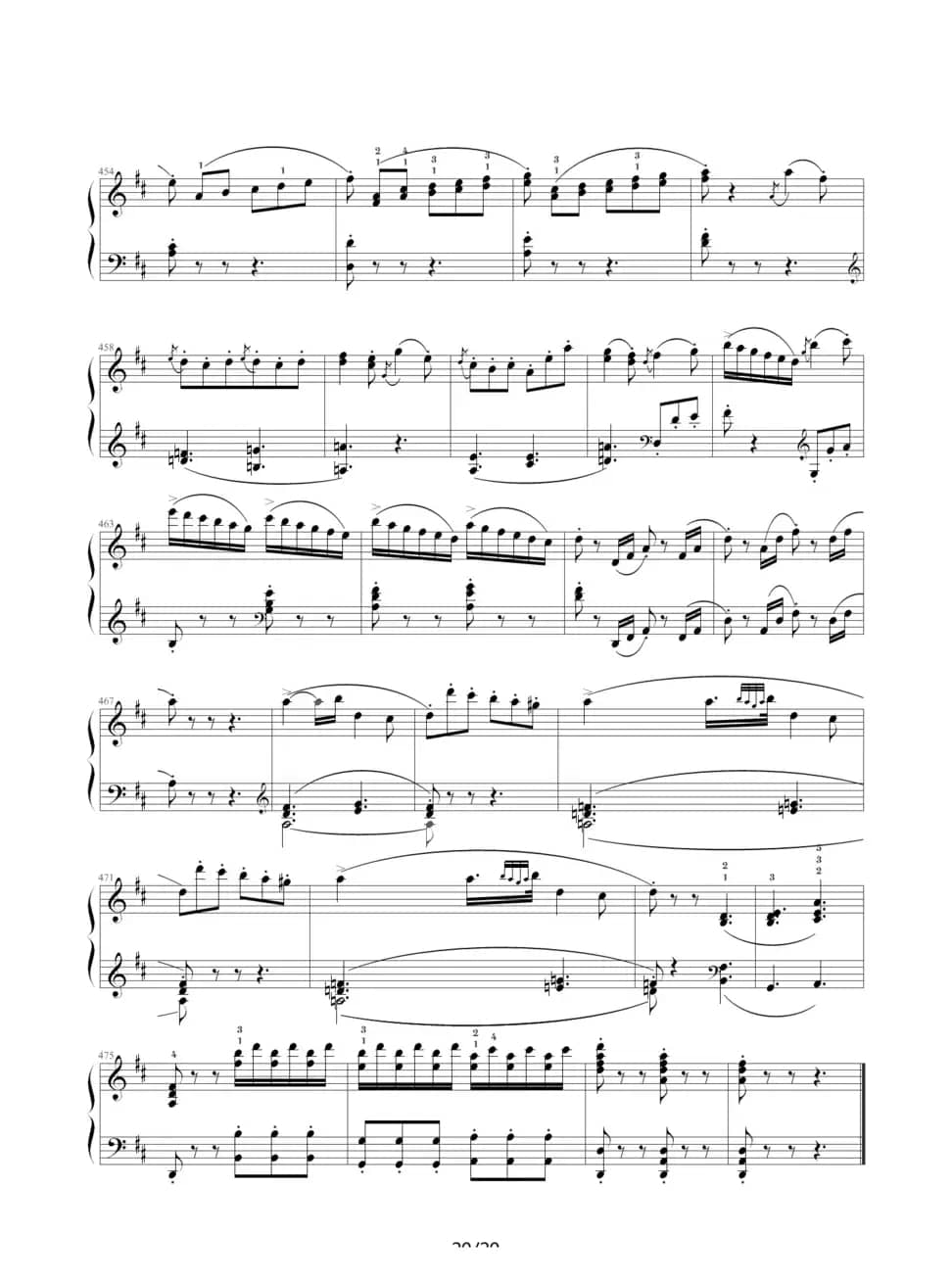 D大调奏鸣曲K.311（完整版）