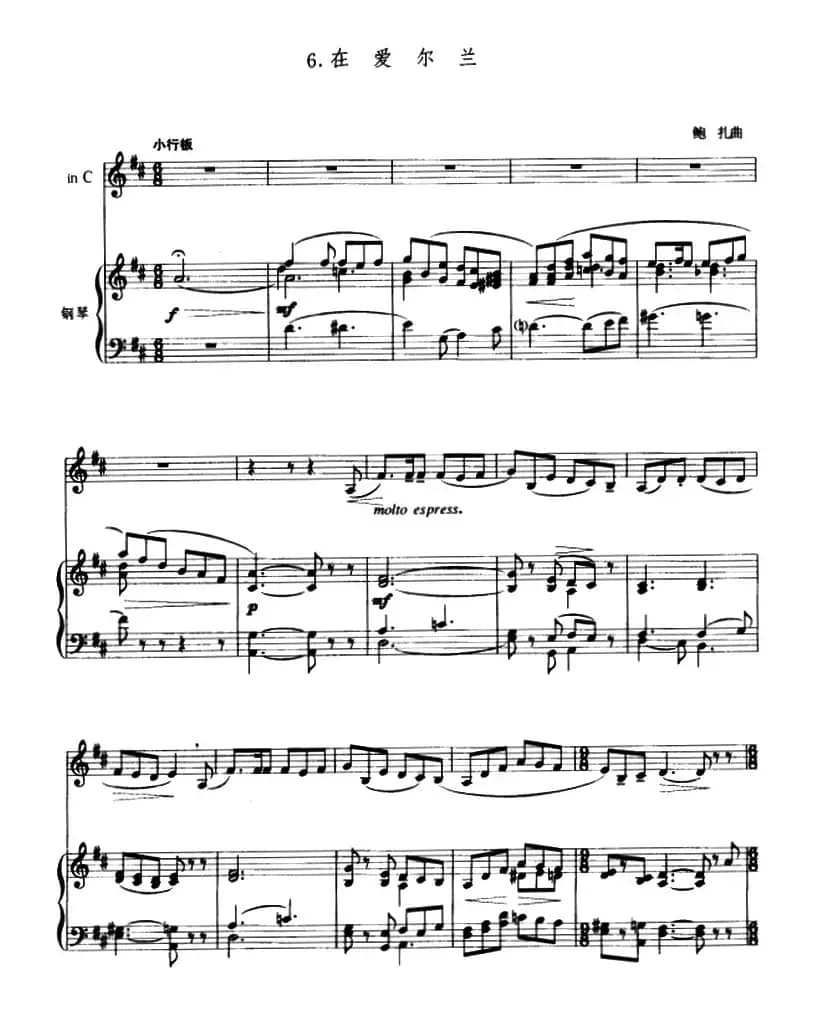 在爱尔兰（圆号+钢琴伴奏）