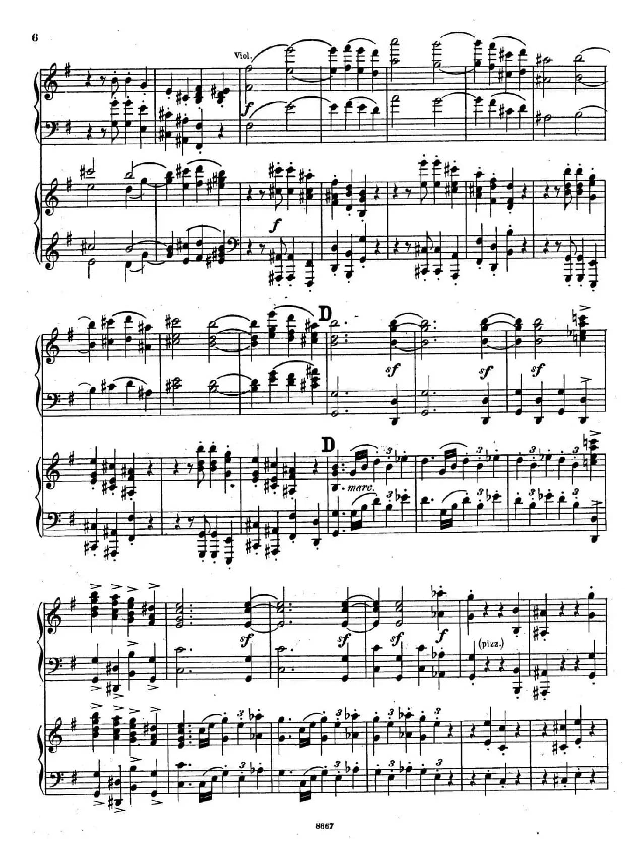 Symphony No.4 in e Minor Op.98（e小调第四交响曲·双钢琴）