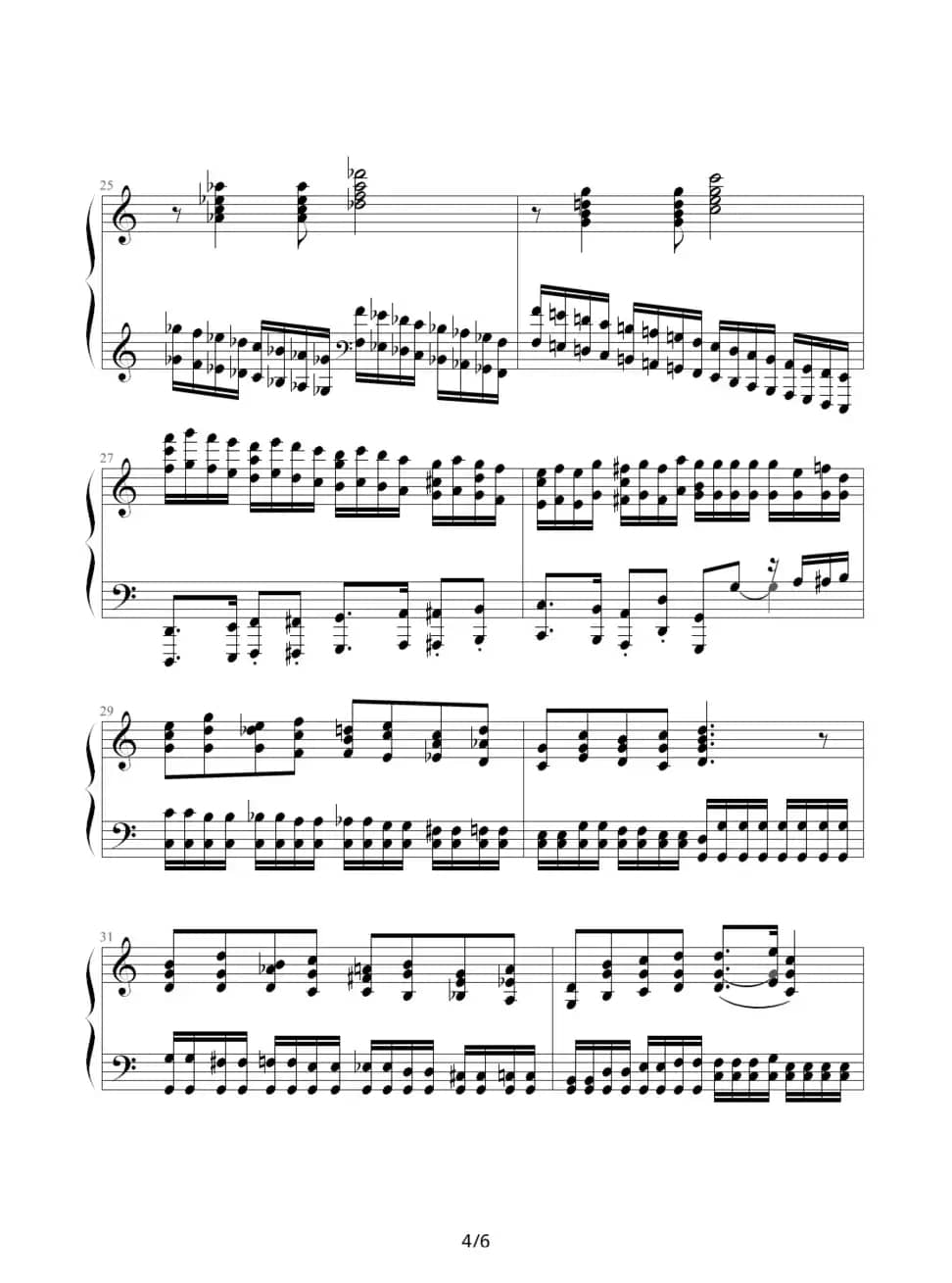 练习曲（Op.72 No.4）