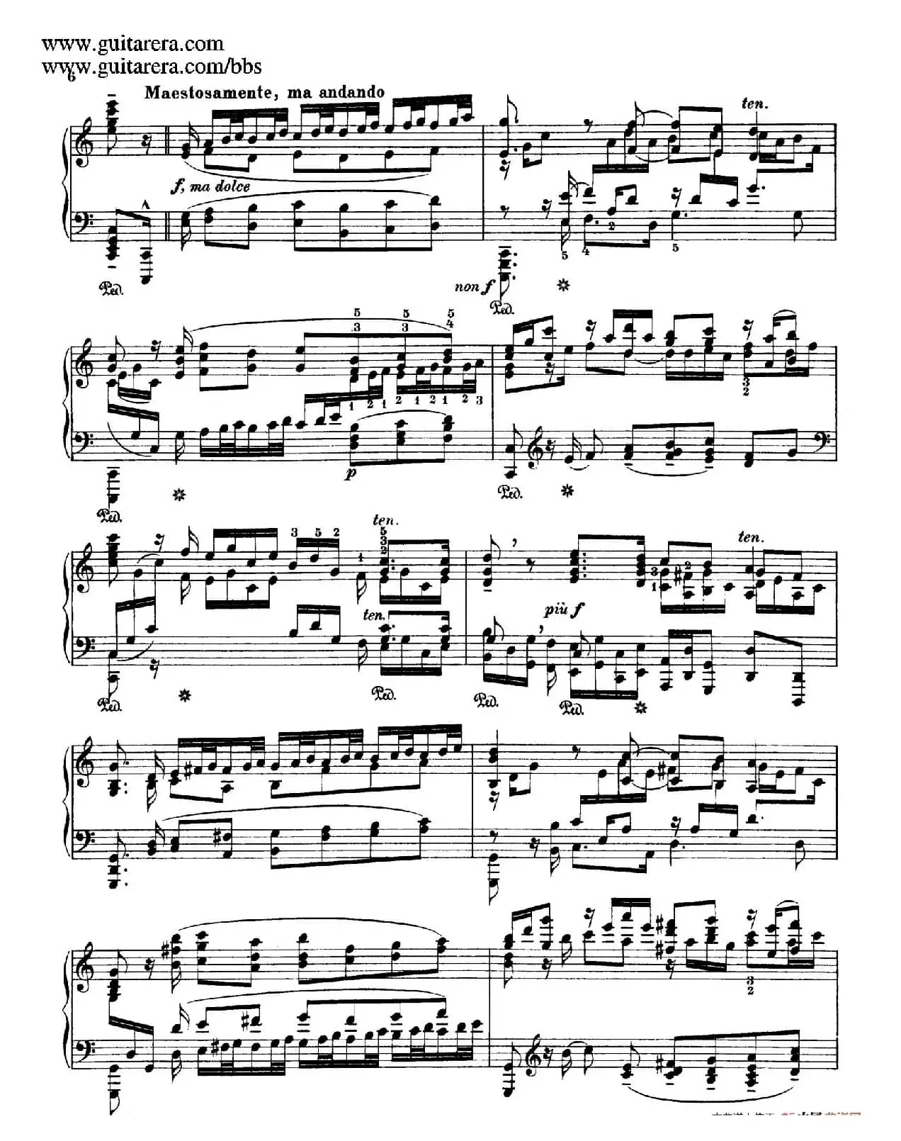 Toccata, Adagio and Fugue in C Major BWV 564 （C大调托卡塔、柔板和赋格）