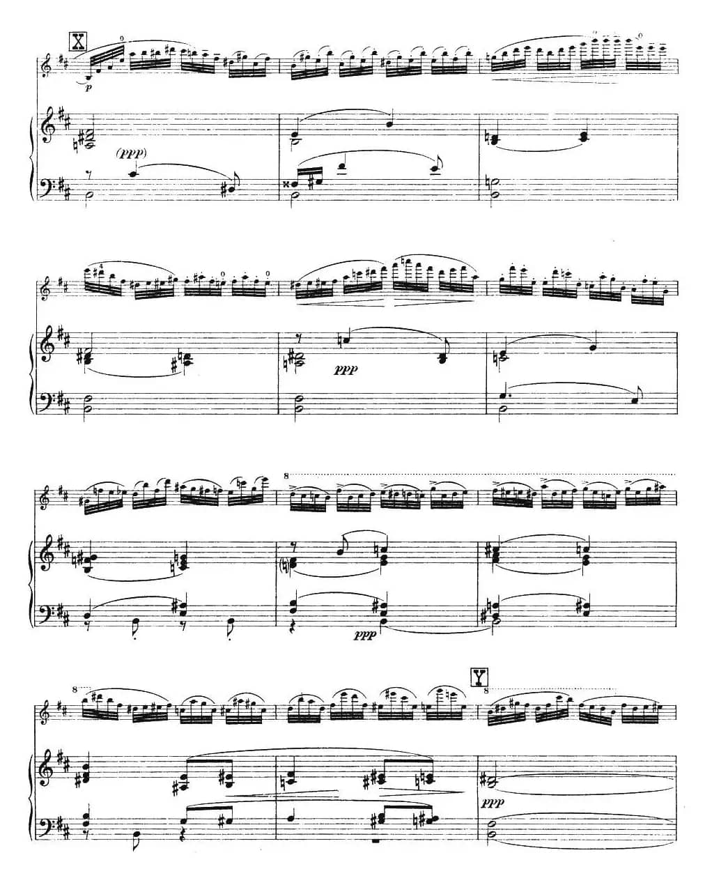 伊萨伊作品集：Au Rouet（小提琴+钢琴伴奏）