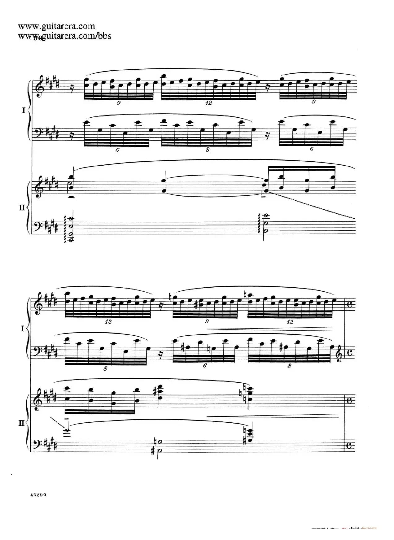 Piano Concerto Op.38（钢琴协奏曲·双钢琴·第二乐章）