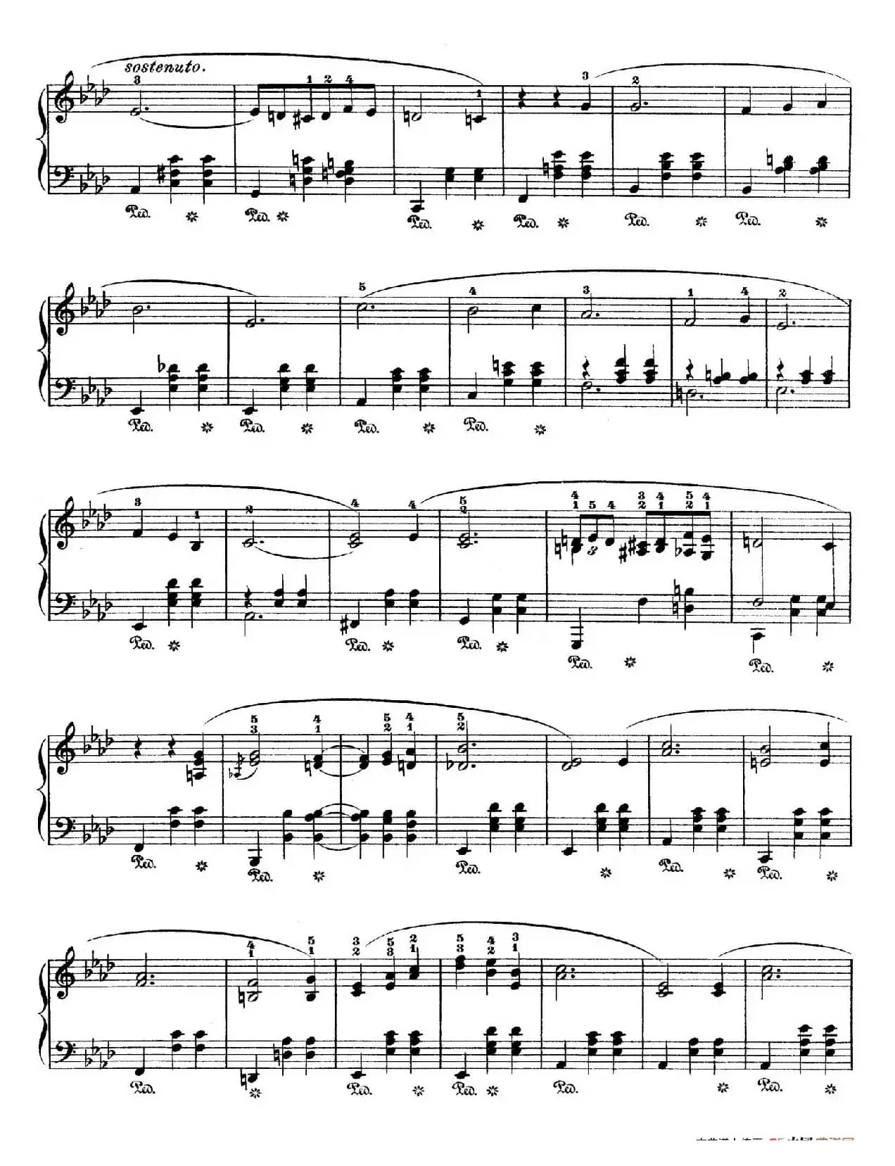 Grande Valse in A-flat Major Op.42(降A大调华丽圆舞曲)