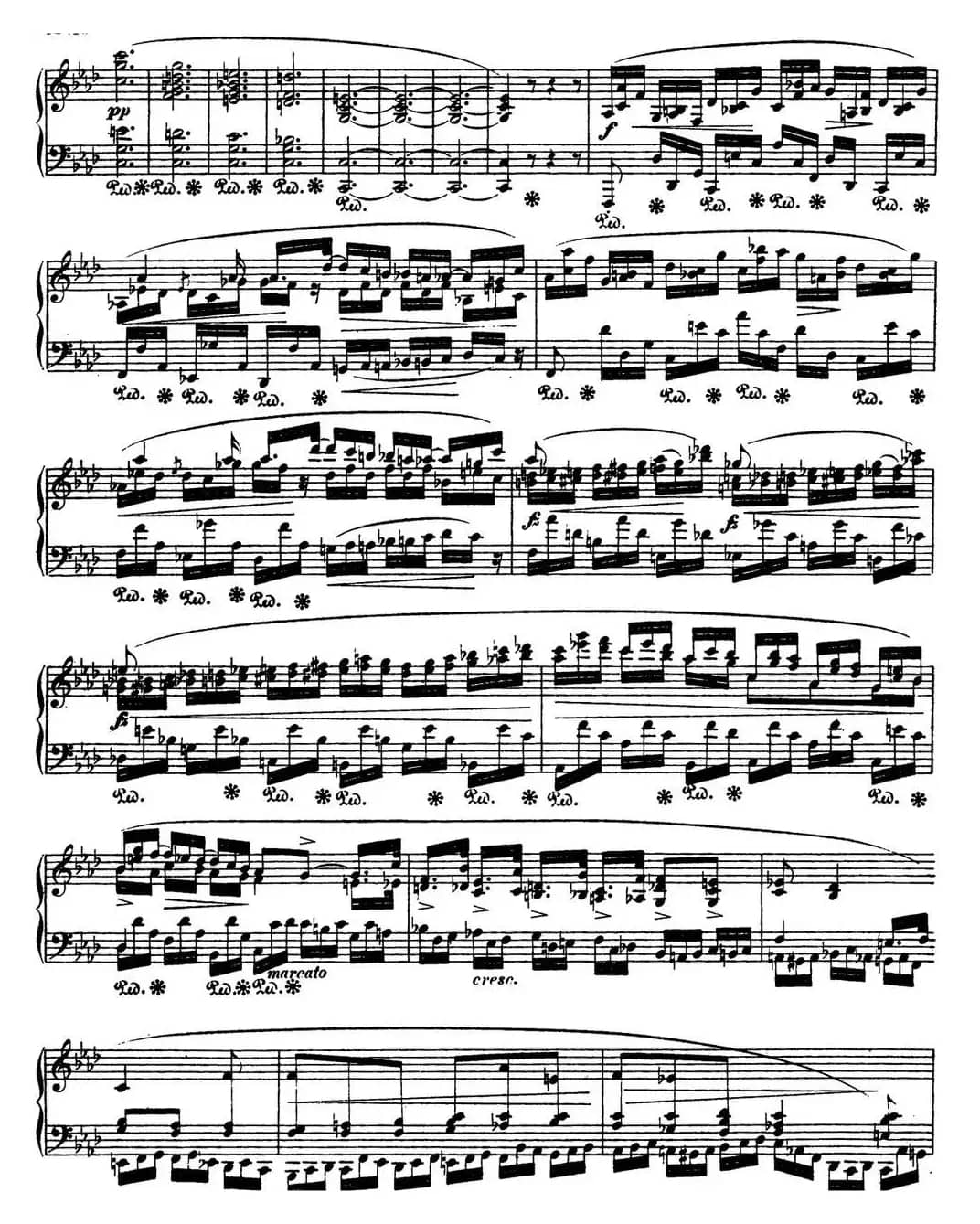 肖邦 叙事曲4 f小调 Chopin Ballade No.4 Op.52