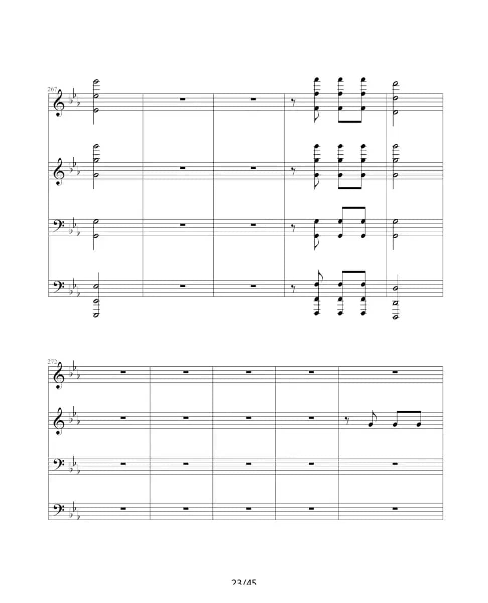 命运交响曲（四手联弹）