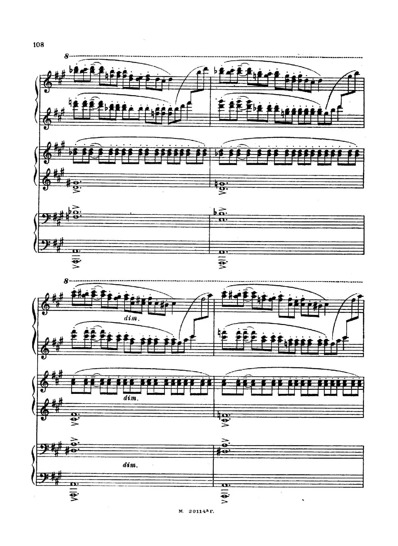 2首六手联弹小品（2 Pieces for 6 Hands）（2）