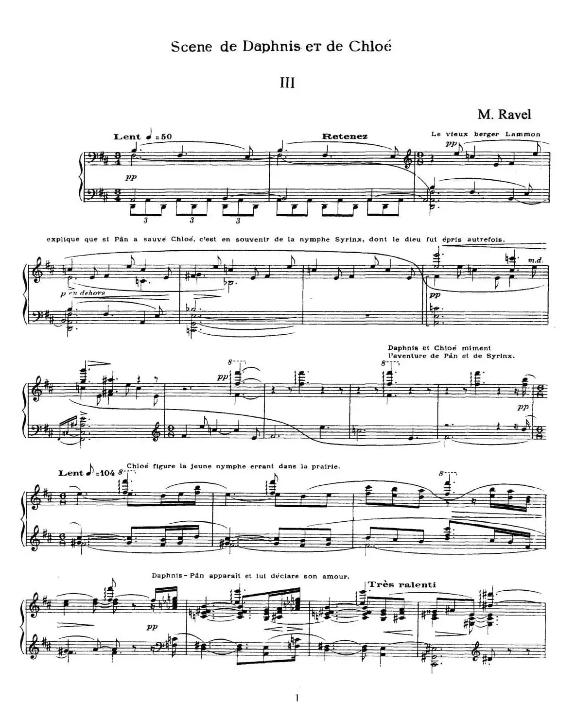 Daphnis et Chloe(达夫尼斯与赫洛亚)(Ⅲ)