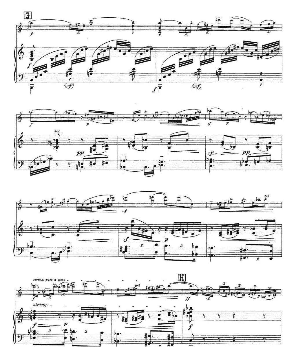 伊萨伊作品集：Extase（小提琴+钢琴伴奏）